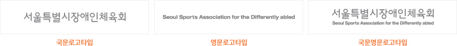 국문로고타입, 영문로고타입, 국영문로고타입